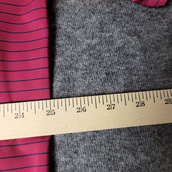 Peter Millar Summer Comfirt Mens Golf Polo Shirt Size XL Red Striped Rock Creek - Picture 9 of 10